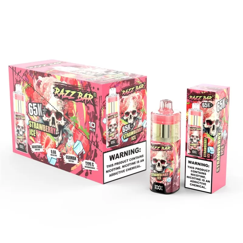 Razz Bar 65K+ Puffs Disposable Vape - Image 3