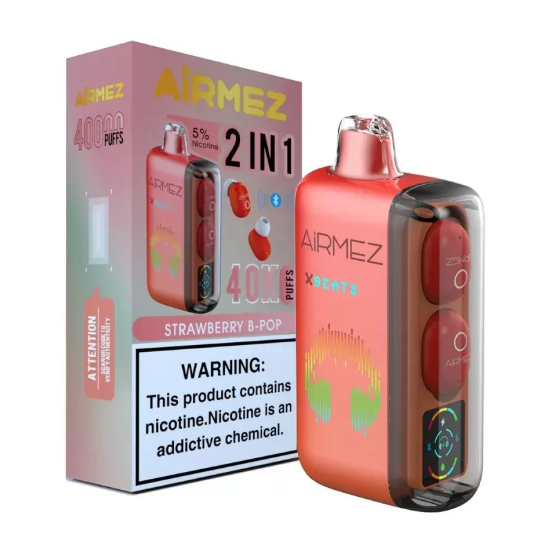 AiRMEZ Xbeats 40K Disposable Vape with TWS Earbuds - Image 3