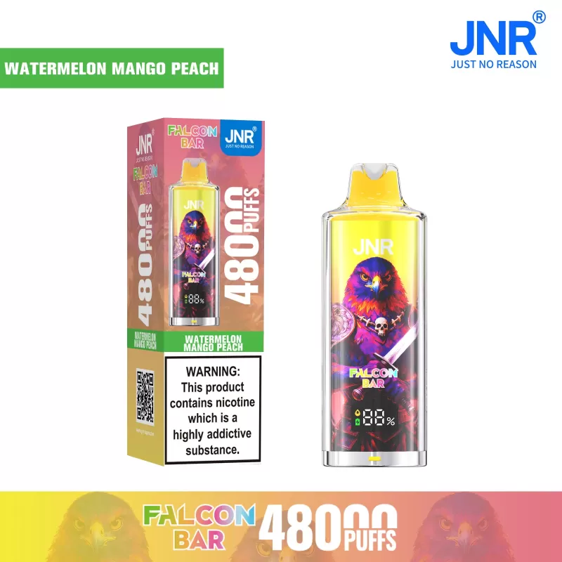 JNR Falcon Bar 48000 Disposable Vape | 48,000 Puffs | Dual Mesh Coil - Image 2