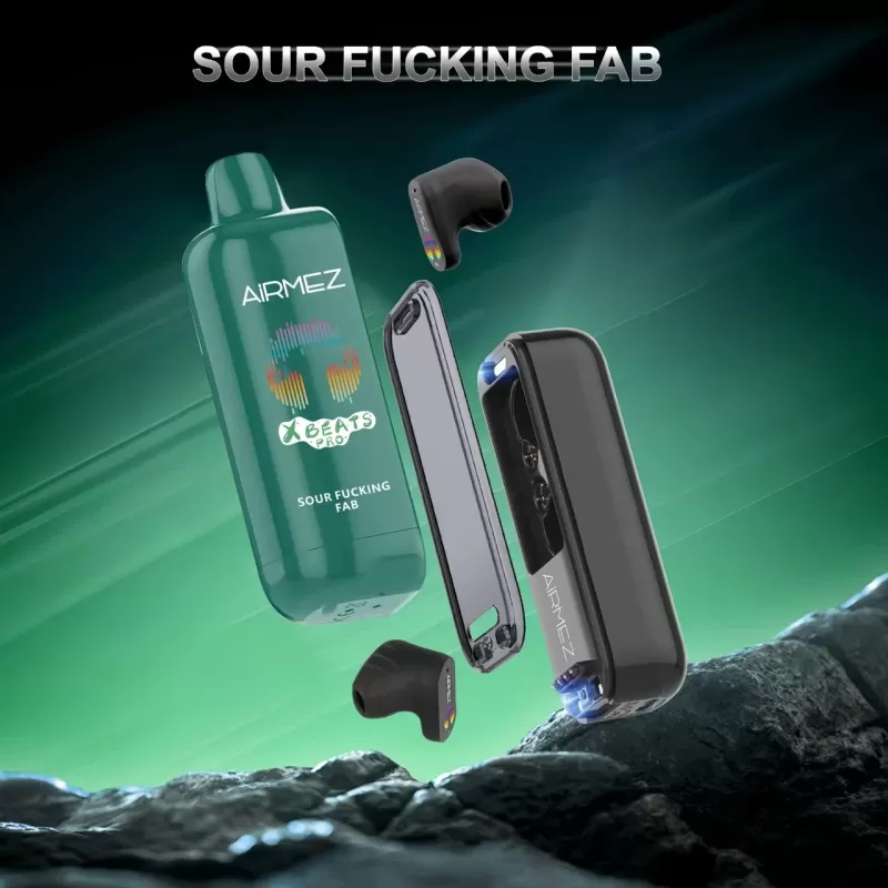 Airmez Xbeats Pro 50000 Smart Vape with Bluetooth Earbuds - Image 2