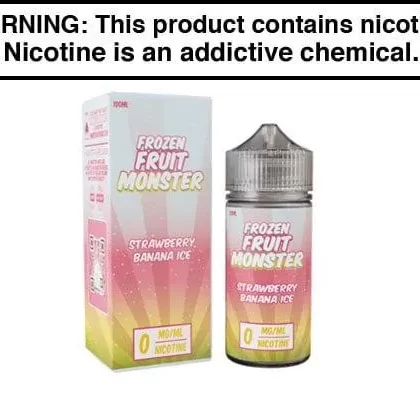 STRAWBERRY BANANA ICE BY FROZEN FRUIT MONSTER 100ML