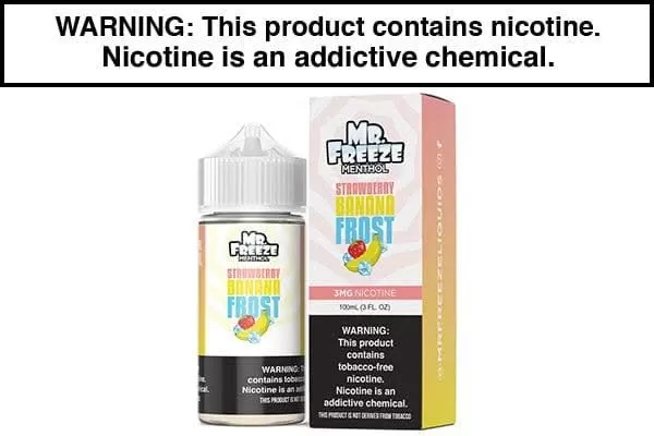 STRAWBERRY BANANA FROST BY MR. FREEZE 100ML
