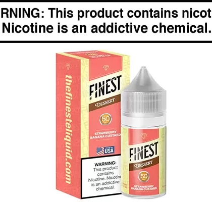 STRAWBERRY BANANA CUSTARD BY FINEST SALT 30ML