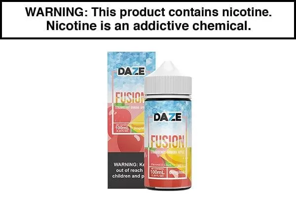 STRAWBERRY BANANA APPLE ICED BY 7 DAZE FUSION 100ML