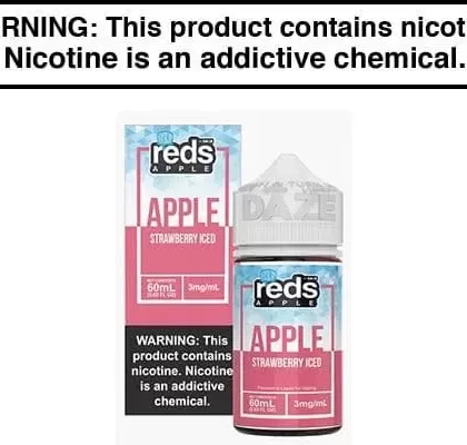 STRAWBERRY APPLE ICED BY REDS E JUICE 60ML/100ML
