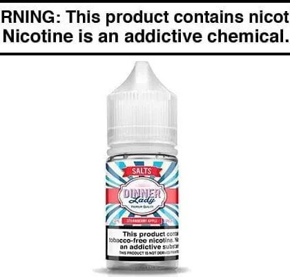STRAWBERRY APPLE BY DINNER LADY SALTS 30ML