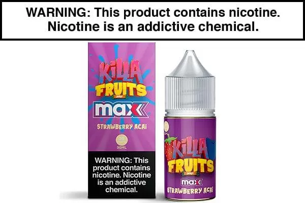 STRAWBERRY ACAI BY KILLA FRUITS SALT 30ML - Image 2