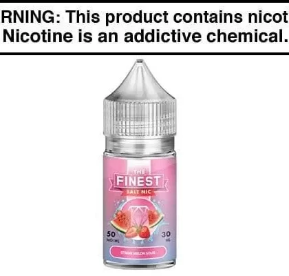 STRAW MELON SOUR BELTS BY THE FINEST SALT NIC 30ML