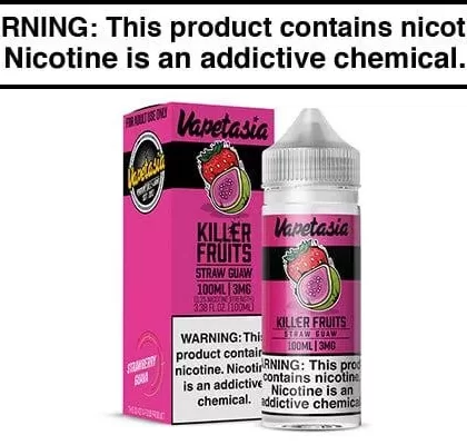 STRAW GUAW BY VAPETASIA KILLER FRUITS 100ML