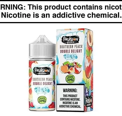 SOUTHERN PEACH DOUBLE DELIGHT ICE BY FRUISION 100ML