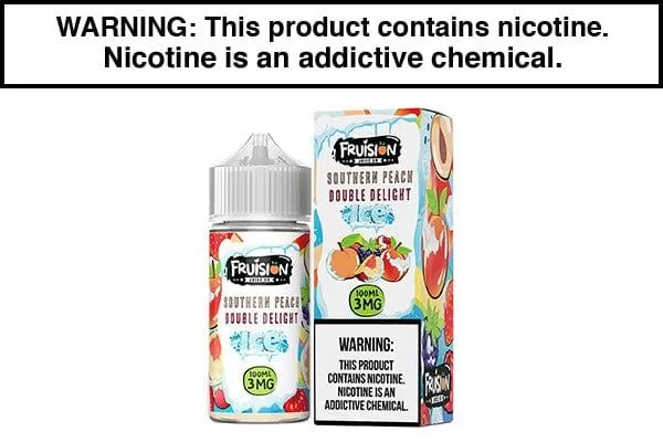SOUTHERN PEACH DOUBLE DELIGHT ICE BY FRUISION 100ML