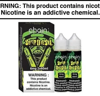 SOUR DIESEL BY CHAIN VAPEZ 120ML
