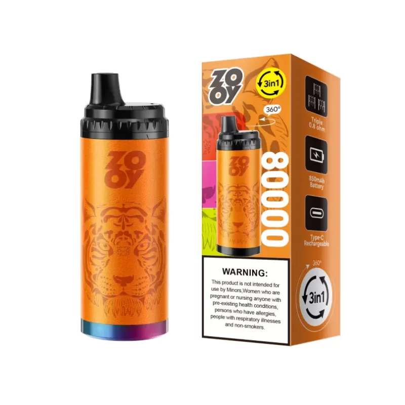 ZOOY King Triple 80K 3-in-1 Disposable Vape – EU Warehouse - Image 2
