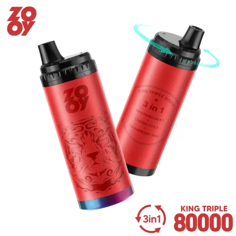 ZOOY King Triple 80K 3-in-1 Disposable Vape – EU Warehouse - Image 3
