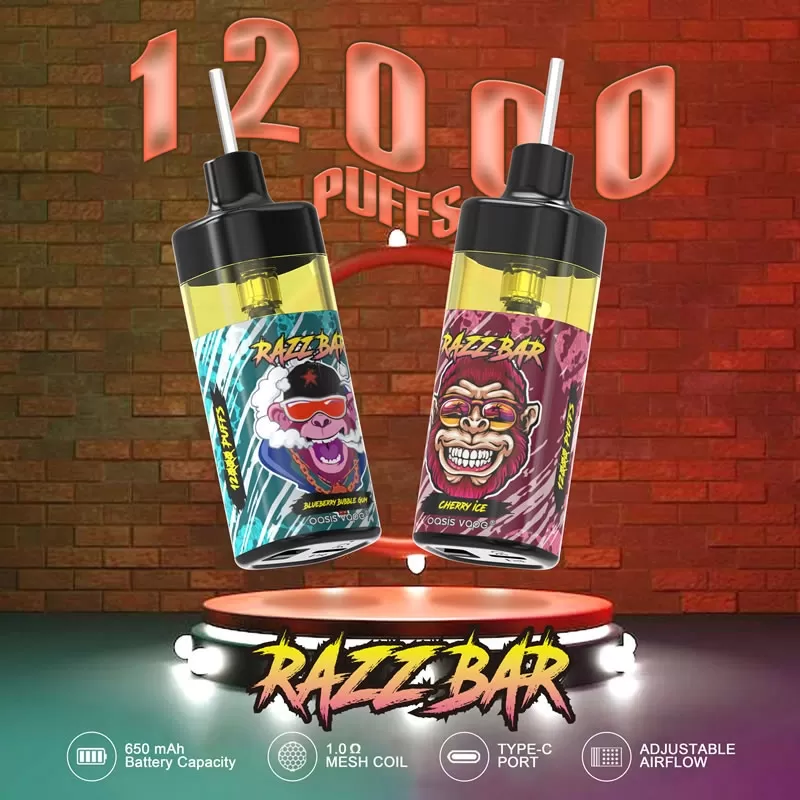 Razz bar 12000 puff 12K 22mL, 5% Nic Salt - Image 2
