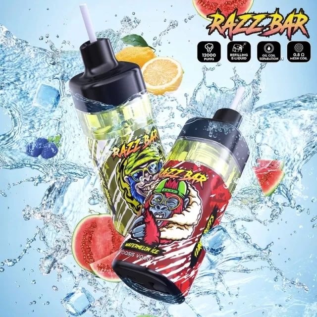 Razz bar 12000 puff 12K 22mL, 5% Nic Salt - Image 3