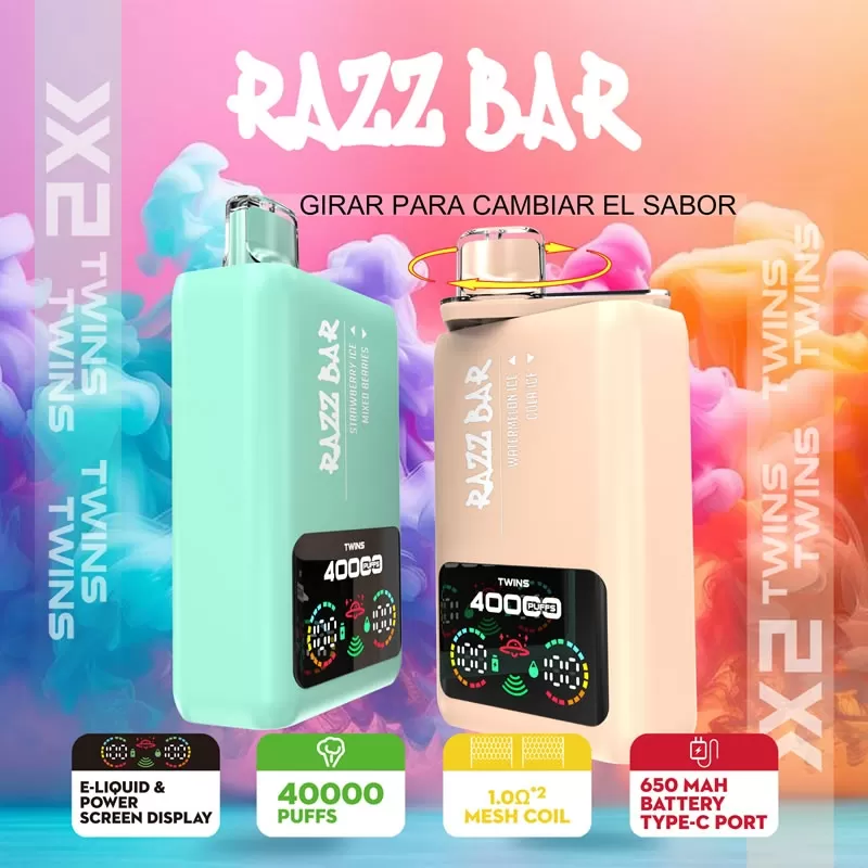 RAZZ BAR 40000 Puffs: Dual-Flavor Vaping - Image 2