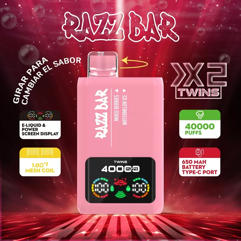 RAZZ BAR 40000 Puffs: Dual-Flavor Vaping - Image 3