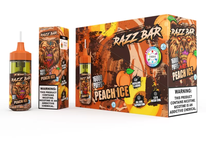 Razz Bar 16000 16K Puffs 20ml Disposable E-cigarette - Image 3