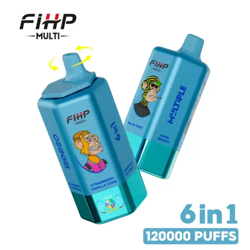 FIHP 120K Puffs 120000 6 in 1 Wholesale Disposable Vape Shop LED Screen - Image 3