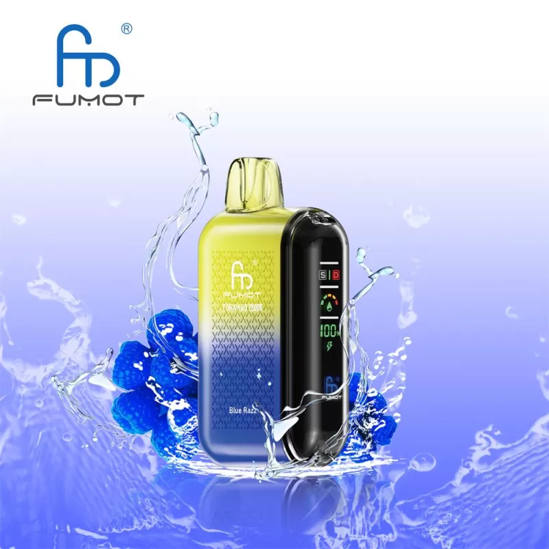 Fumot Tornado 20000 Disposable Vape – Blue Razz Flavor
