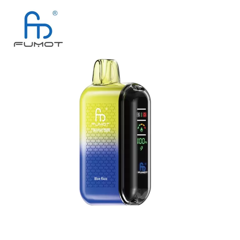 Fumot Tornado 20000 Disposable Vape – Blue Razz Flavor - Image 2