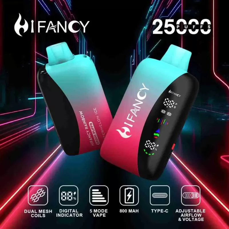 HIFANCY RAINBOW 25000 Puffs Disposable Vape