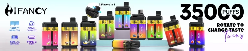 HIFANCY TWINS 35000 Puffs Disposable Vape - Image 3
