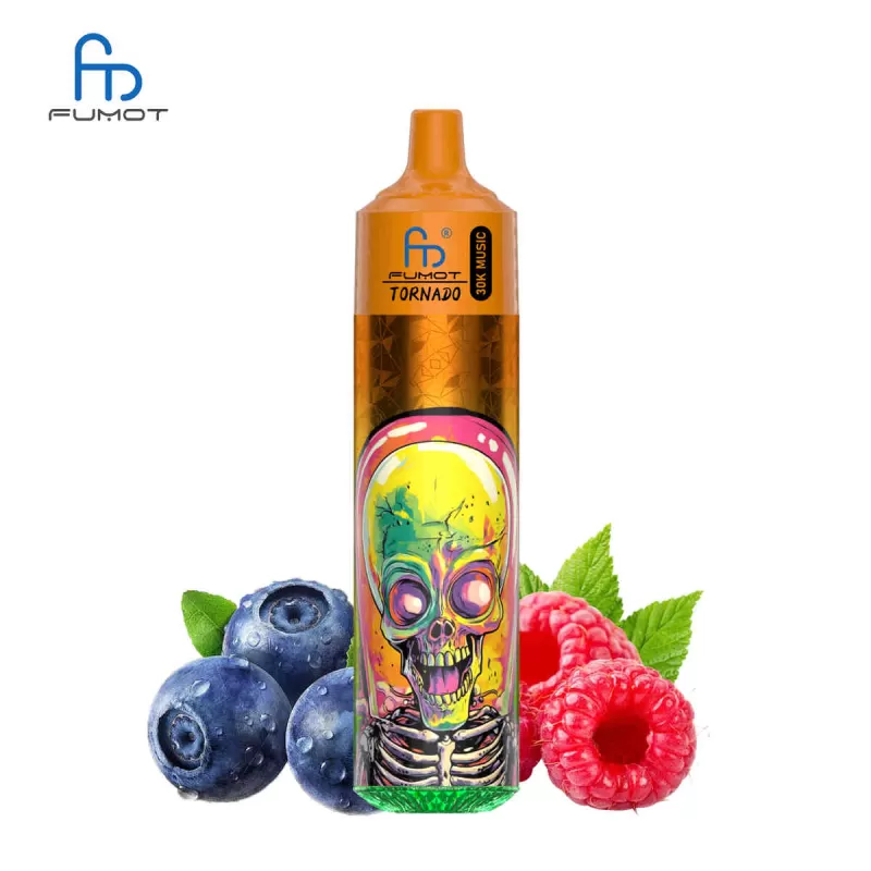 Fumot Tornado 30k Blueberry Raspberry Randm Tornado 30000 Puffs