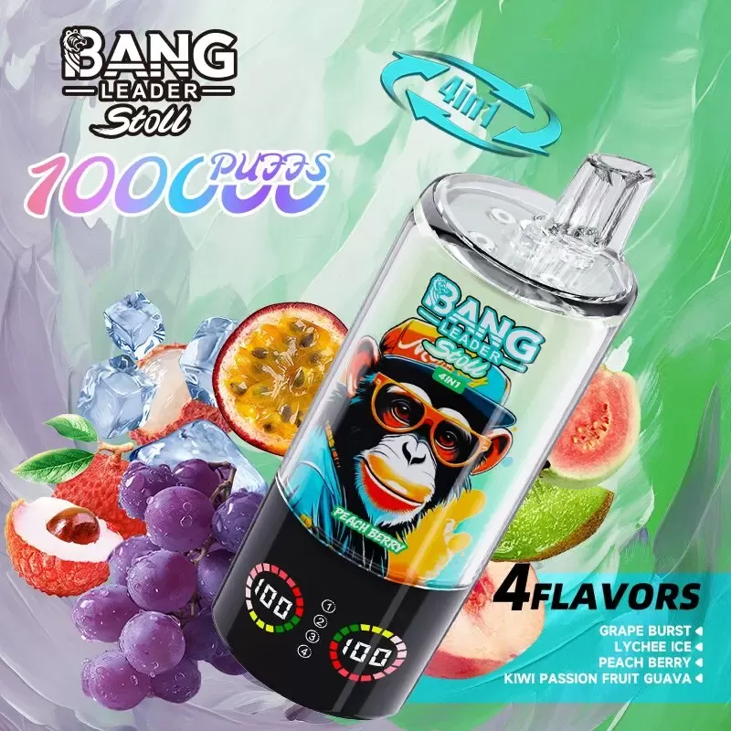 Bang Leader Stoll 100K 100000 Puffs 4 in 1 Flavors & LED Display Disposable Vape - Image 3