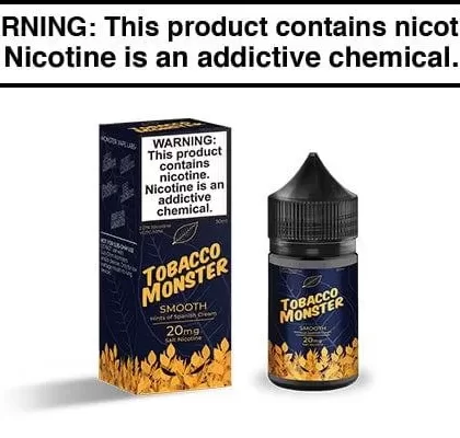 SMOOTH BY TOBACCO MONSTER SALT NIC 30ML