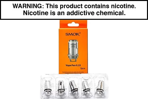 SMOK VAPE PEN REPLACEMENT COILS (5-PACK) - Image 2