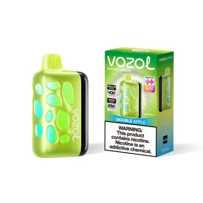 Double Apple Vape | VOZOL RAVE 40000 Puffs LED Display | 40000 Puffs Disposable Vape