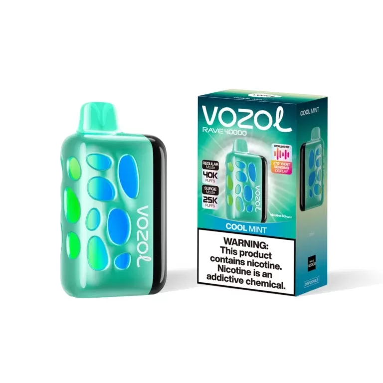 VOZOL RAVE 40000 Puffs | Blueberry Watermelon Flavor LED Display | VOZOL Vapes - Image 3