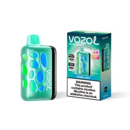 VOZOL RAVE Blue Razz Ice LED Display | 40k Puffs Disposable Vape