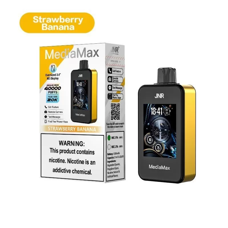 JNR Puff MediaMax40k Puff Strawberry Banana