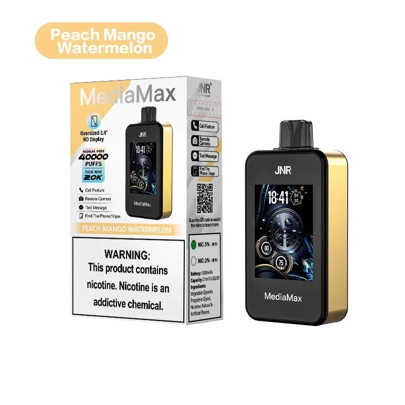 JNR MediaMax 40k Puff Peach Mango Watermelon