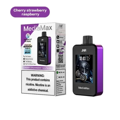 JNR MediaMax 40k Puff Cherry Strawberry Raspberry
