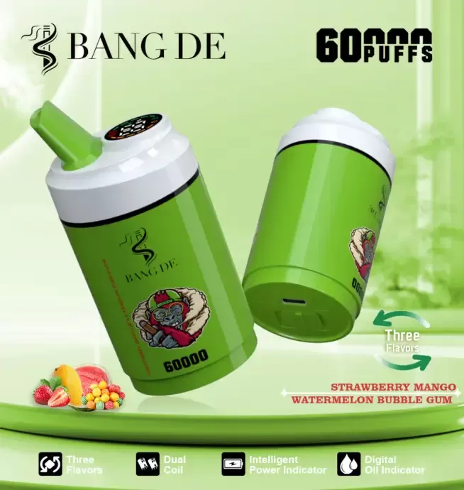 Bang DE 60000 60k Puffs 3 in 1 Flavor Disposable Vape