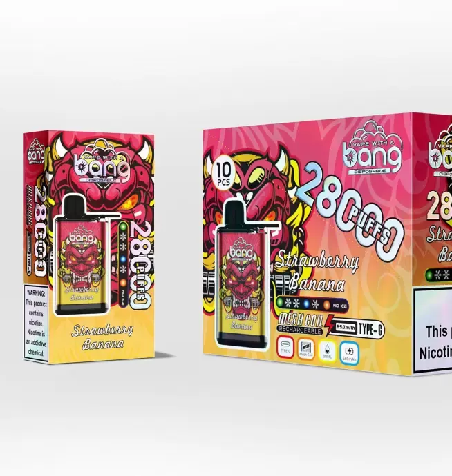 Bang 28K Puff Disposable Vape Pen Original Adjustable Ice level - Image 3