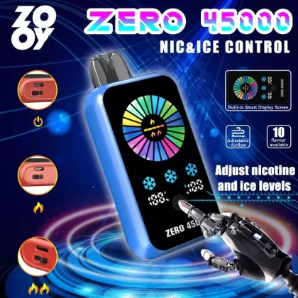 ZOOY ZERO 45k Puff – Smart Adjustable Vaping for the Future