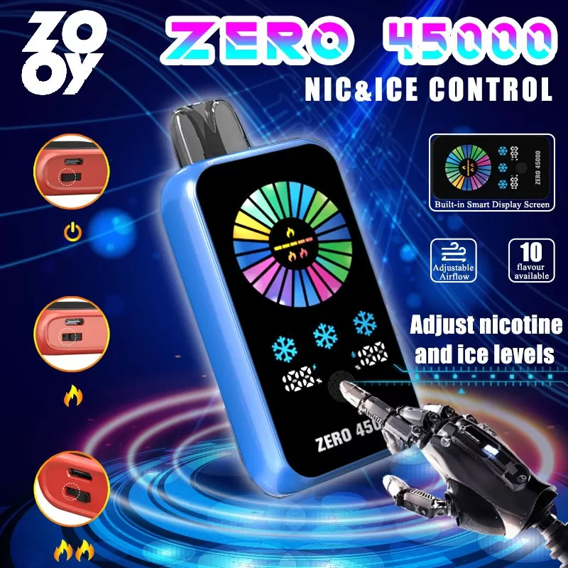 ZOOY ZERO 45k Puff – Smart Adjustable Vaping for the Future