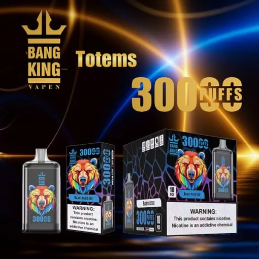 Bang King Crystal Vape 2% 3% 5% Nicotine Disposable Vape 30k Puffs - Image 3