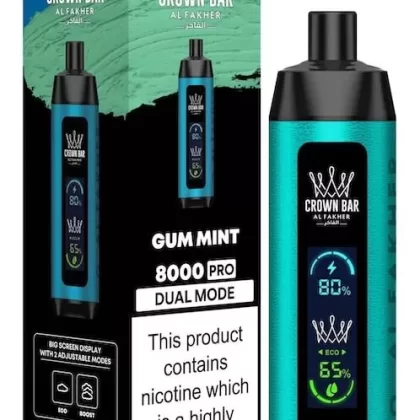 AlFakher Crystal 8000 Puffs Mint