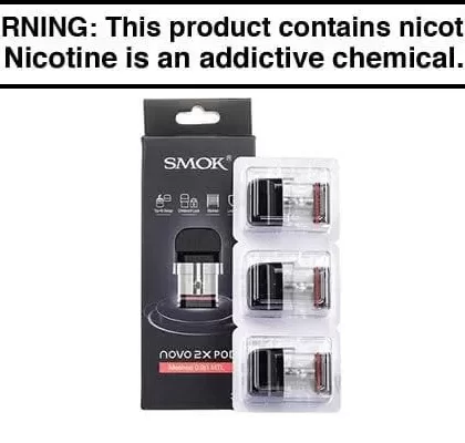 SMOK NOVO 2X REPLACEMENT PODS (PACK OF 3)