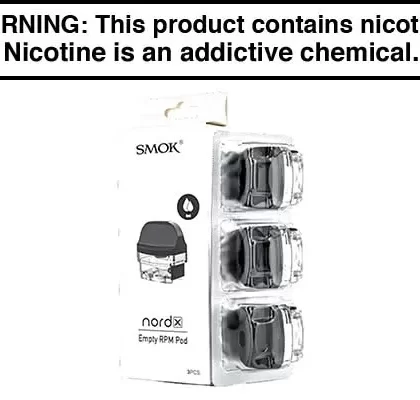 SMOK NORD X REPLACEMENT PODS (PACK OF 3)