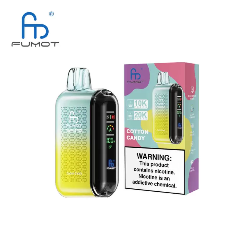 Fumot Tornado 20000 Vape Cotton Candy | Randm Tornado 20000 Puffs - Image 3