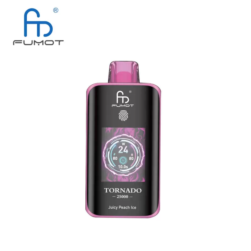 Fumot 25k Juicy Peach Ice Randm Tornado 25000 Vape Salt E Zigarette - Image 3