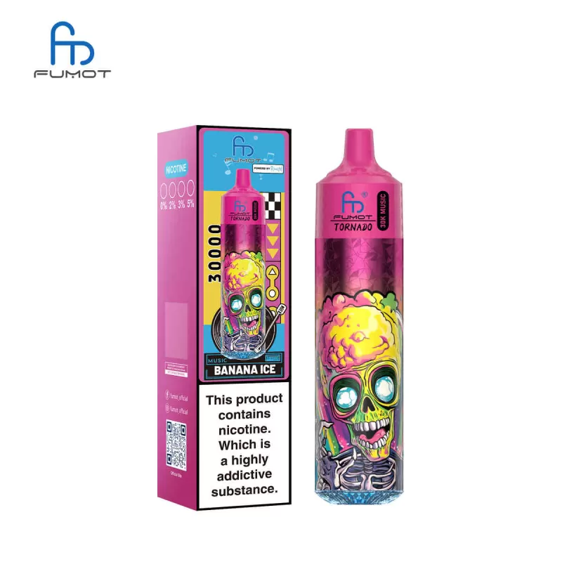 Fumot Tornado 30k Banana Ice Randm Tornado 30000 E-Cigarette Without Nicotine Rechargeable - Image 3