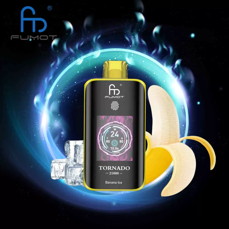 Fumot 25000 Banana Ice Randm Tornado 25000 Vape Salt E Zigarette